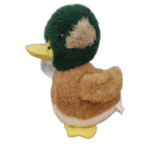 VTG Graphics International Duck Soft Furry Stuffed Animal 10" Mallard 1983 Cute